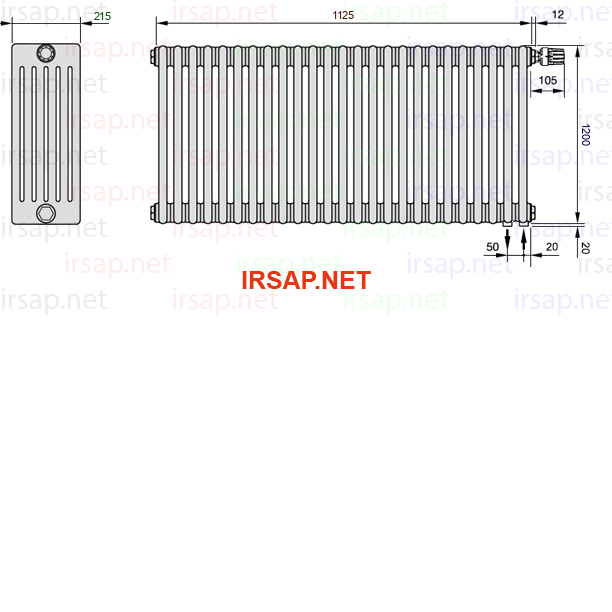 Радиатор IRSAP Tesi 61200/25 T25 CL 01